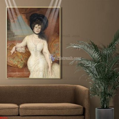 File gốc in mica Tranh phục hưng nhân vật châu âu NT801 chất lượng