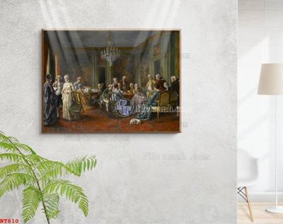 File tranh Tranh phục hưng nhân vật châu âu NT810 (gốc) chủ đề thiên nhiên