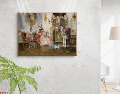 Tải file Tranh phục hưng nhân vật châu âu NT813 (gốc) làm file in ấn