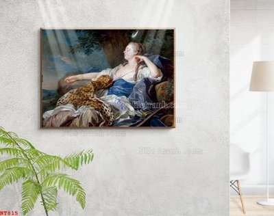 Download file Tranh phục hưng nhân vật châu âu NT815 (gốc) in mica bàn thờ