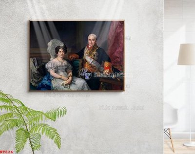 File PSD Tranh phục hưng nhân vật châu âu NT824 (bản gốc) đã tách nền