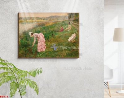 Tải file Tranh phục hưng nhân vật châu âu NT873 (PSD) cho in ấn quảng cáo