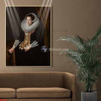 Hình ảnh file gốc Tranh phục hưng nhân vật châu âu NT898 cho in UV