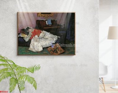 File in trần Tranh phục hưng nhân vật châu âu NT960 (bản gốc) phong cảnh