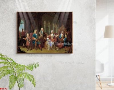 Hình ảnh file gốc Tranh phục hưng nhân vật châu âu NT973 (chất lượng cao)