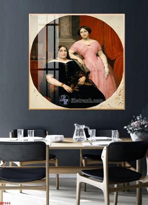 File gốc Tranh phục hưng nhân vật châu âu NT985 (trang trí) phòng trẻ em