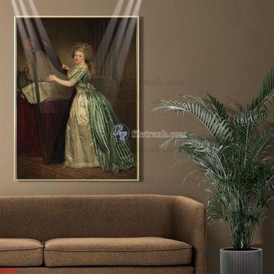 File tranh Tranh phục hưng nhân vật châu âu NT995 (gốc) phong cách tối giản