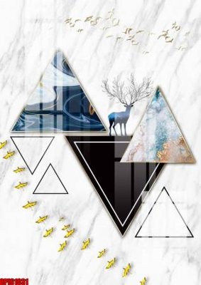 Tải file file tranh bộ decor in treo tường tráng gương OPIC1031 (gốc) làm file thiết kế