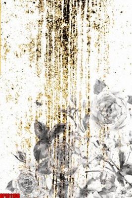 File gốc file tranh bộ decor in treo tường tráng gương OPIC1108 (in lụa) hoa văn cổ điển