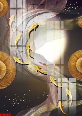 Download file file tranh bộ decor in treo tường tráng gương OPIC1527 (chất lượng in ấn)