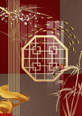 File PSD file tranh bộ decor in treo tường tráng gương OPIC1560 (bản gốc) đã tách nền