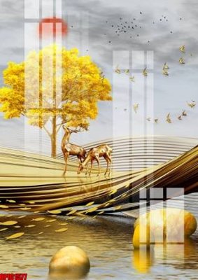 File gốc file tranh bộ decor in treo tường tráng gương OPIC1577 (cho in ấn) từ kho Filetranh