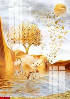 Mua file gốc file tranh bộ decor in treo tường tráng gương OPIC1620 (in ấn) tại Filetranh.com