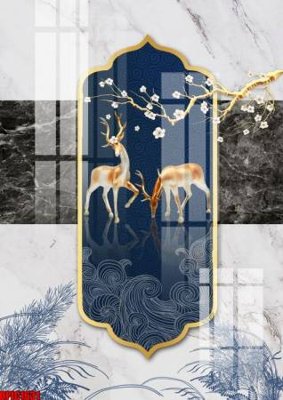 File gốc file tranh bộ decor in treo tường tráng gương OPIC1631 (PSD/TIFF) độ phân giải cao