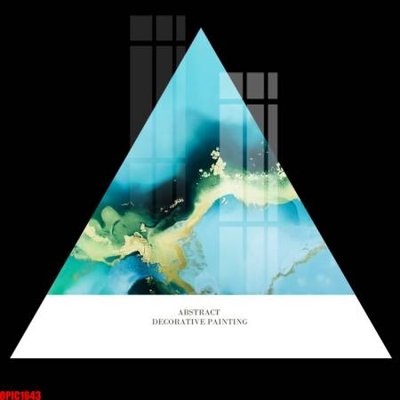 Ảnh gốc file tranh bộ decor in treo tường tráng gương OPIC1643 (siêu chi tiết) để in ấn