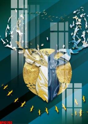 File tranh gốc file tranh bộ decor in treo tường tráng gương OPIC1702 (bản quyền) Filetranh.com