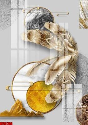 Tải file gốc file tranh bộ decor in treo tường tráng gương OPIC1706 (in khổ lớn) không mờ