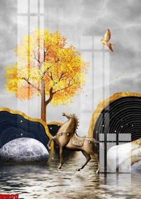 Mua file ảnh gốc file tranh bộ decor in treo tường tráng gương OPIC1717 (chất lượng cao)