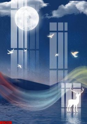 File gốc file tranh bộ decor in treo tường tráng gương OPIC1718 (ảnh chi tiết) để in lụa