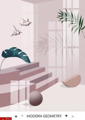 Tải file file tranh bộ decor in treo tường tráng gương OPIC1724 (ảnh gốc) file AI/EPS