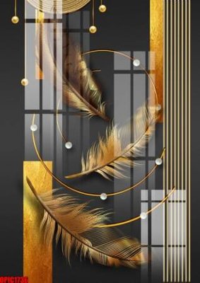 Ảnh gốc file tranh bộ decor in treo tường tráng gương OPIC1736 (độ nét cao) in tráng gương