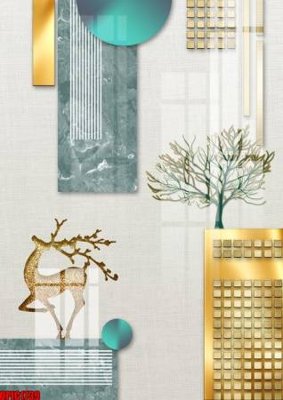 File gốc file tranh bộ decor in treo tường tráng gương OPIC1739 (in ấn) không giới hạn