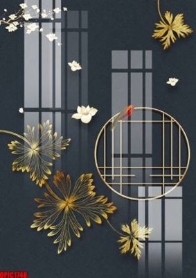 File PSD file tranh bộ decor in treo tường tráng gương OPIC1748 (bản gốc) dễ dàng edit