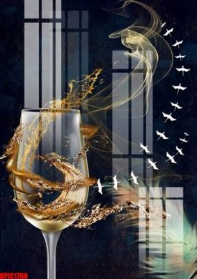 File gốc file tranh bộ decor in treo tường tráng gương OPIC1760 (chủ đề hiện đại) trang trí