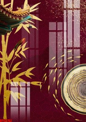 File gốc file tranh bộ decor in treo tường tráng gương OPIC1762 (in lụa) chi tiết cao