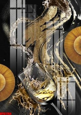 File gốc file tranh bộ decor in treo tường tráng gương OPIC1764 cho in ấn và thiết kế