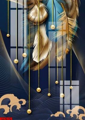 Tải file file tranh bộ decor in treo tường tráng gương OPIC1826 (gốc) làm file thiết kế