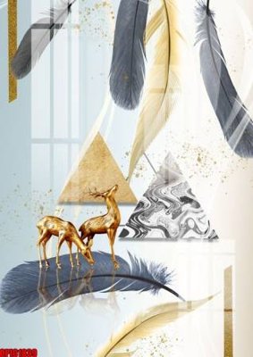 File gốc file tranh bộ decor in treo tường tráng gương OPIC1839 (thiết kế) độc quyền