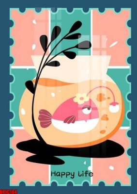 Hình ảnh file gốc file tranh bộ decor in treo tường tráng gương OPIC184 (chất lượng cao)