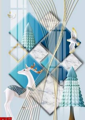 File PSD file tranh bộ decor in treo tường tráng gương OPIC1872 (bản gốc) chất lượng nhất