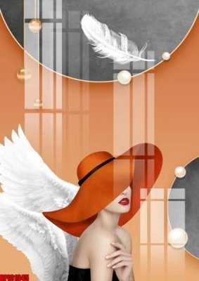 File ảnh file tranh bộ decor in treo tường tráng gương OPIC1945 (gốc) in standee