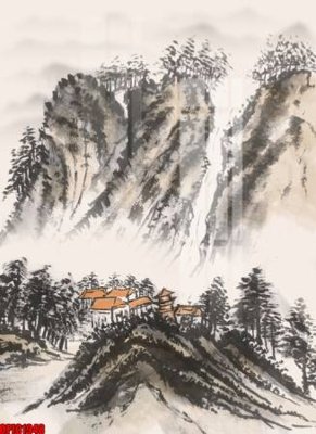 File tranh file tranh bộ decor in treo tường tráng gương OPIC1948 (gốc) chủ đề thiên nhiên