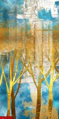 File tranh file tranh bộ decor in treo tường tráng gương OPIC1949 (gốc) phong cách tối giản