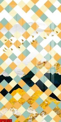 File gốc file tranh bộ decor in treo tường tráng gương OPIC1972 (in lụa) họa tiết 3D