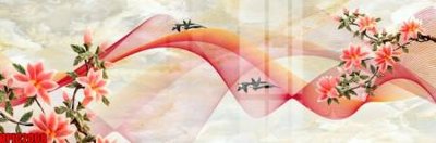 File in lụa file tranh bộ decor in treo tường tráng gương OPIC2008 (hoa văn) file tranh bộ decor in treo tường tráng gương OPIC2008