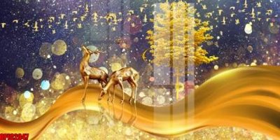 Tải file tranh gốc file tranh bộ decor in treo tường tráng gương OPIC2047 chất lượng cao