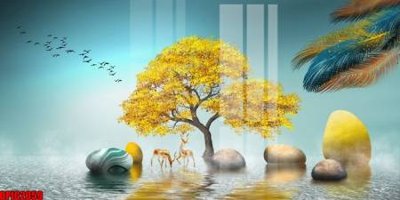 File gốc file tranh bộ decor in treo tường tráng gương OPIC2059 (trang trí) phòng ngủ