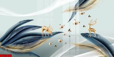 File in trần file tranh bộ decor in treo tường tráng gương OPIC2100 (bản gốc) mây trời