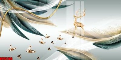 File ảnh file tranh bộ decor in treo tường tráng gương OPIC2106 (gốc) trang trí khách sạn