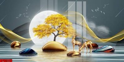 Tải file gốc file tranh bộ decor in treo tường tráng gương OPIC2110 (bản PSD) chỉnh sửa được