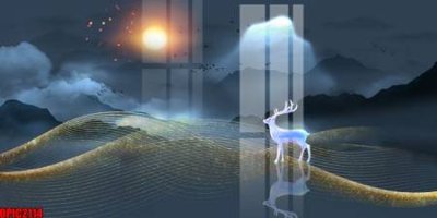 File tranh file tranh bộ decor in treo tường tráng gương OPIC2114 (bản gốc) treo quán cafe