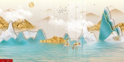 File gốc file tranh bộ decor in treo tường tráng gương OPIC2128 (chuẩn màu) cho in offset