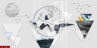 Hình ảnh file gốc in lụa file tranh bộ decor in treo tường tráng gương OPIC2136