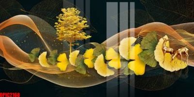 File ảnh gốc file tranh bộ decor in treo tường tráng gương OPIC2168 không vỡ nét