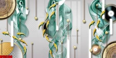 Download file gốc file tranh bộ decor in treo tường tráng gương OPIC2208 (in lụa) tranh 3D