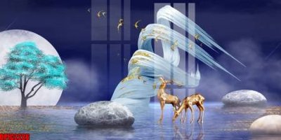 Tải file gốc file tranh bộ decor in treo tường tráng gương OPIC2226 (in bạt) quảng cáo